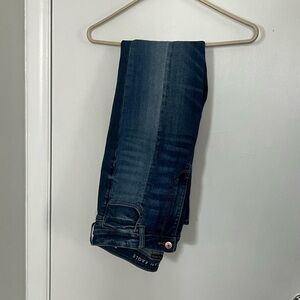 American Eagle Two Tone Super Stretch Jeggings